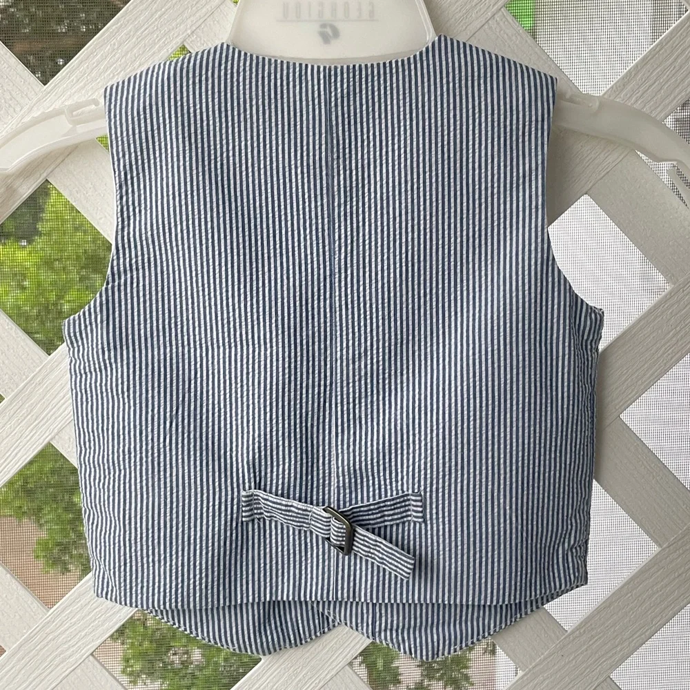 Gymboree Special Occasion Pinstripe Vest